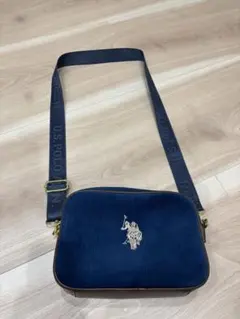 U.S. POLO ASSN. ネイビー ショルダーバッグ