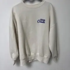 NICE CLAUPジャンクフードプリント スウェット F（アイボリー）