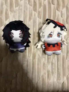 【激レア】　童磨　黒死牟　10cm ぬいぐるみ　ちびぬい