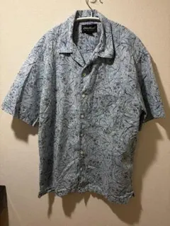 Eddie Bauer 半袖アロハ調シャツ　S