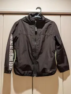 キッズ ウィンドブレーカー ブラック 140cm　THE SHOP TKのサムネイル