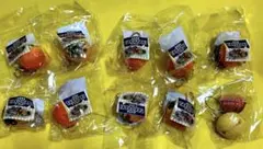 リアル大阪名物　たこ焼きキーホルダー　鈴カステラチャーム　食品サンプル　10個