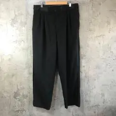 E520古着　スラックス　サイドライン　黒　90s Y2K