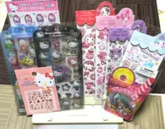 サンリオ ドロップジェリシール 、ストーンシール、クリアシール(雨ノ森ふみか)他