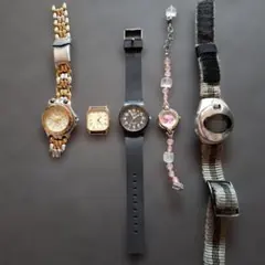 ジャンク品　時計5本　動作未確認