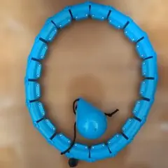 ブルー フラフープ ボール付き