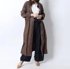 RETRO GIRL レトロガール ブラウン ロングコート トレンチコート