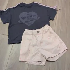 120cm　Tシャツ　ショートパンツ　マイリトルワンダー　リトルウィークエンドのサムネイル