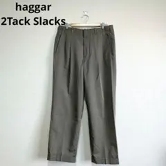 haggar 2Tuck Slacks polyester rayon usaのサムネイル