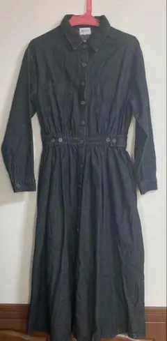 emi+ コットン100% ボタン付きワンピース L