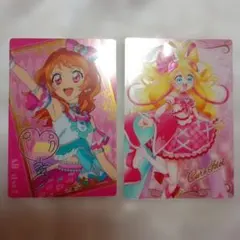 大空あかり アイカツ！×プリパラ 咲良うた　アイドルプリキュア　カード2枚セット
