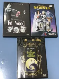 ティム・バートン DVD 3本セット エドウッド ビートルジュース ナイトNBC