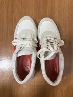 ホワイト/レッド スニーカー