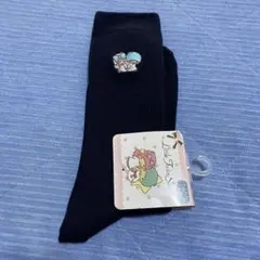산리오 스쿨 양말 네이비 리틀 트윈 스타즈 키키라라 z309