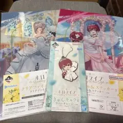 ホロライブ 一番くじ 宝鐘マリン 白銀ノエル クリアファイル ラバーチャーム