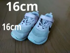 [中古]Nike ピンク スニーカー ベルクロ　16cm