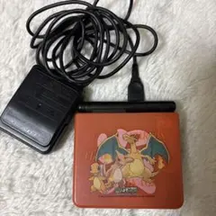 【限定】GBA SP ポケモン リザードン オレンジ 本体純正充電器