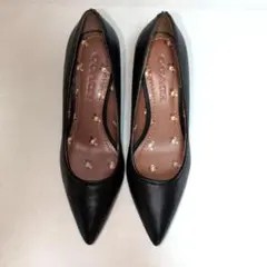 COACH ブラック ハイヒール ポインテッドトゥ 6C 23cmのサムネイル