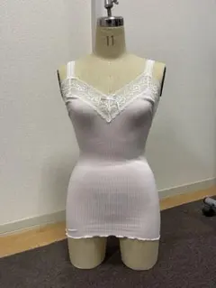 日本製 2枚セット シルク100%（ボディ部） キャミソール　ピンク