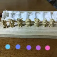 象牙色の七福神彫刻 7体セット　 中国骨董　アンティーク 2026年最新】象牙 七福神の人気アイテム - メルカリ