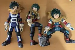 僕のヒーローアカデミア　緑谷出久フィギュアセット 軽い汚し塗装あり