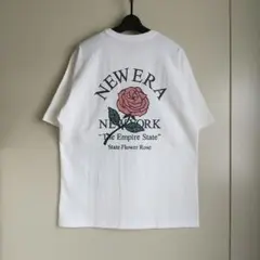 ニューエラ　コットンTシャツ STATE FLOWER　オフホワイト　L　新品②