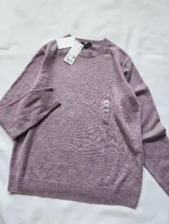 【新品】ユニクロ　大きいサイズ　XL　カシミヤクルーネックセーター