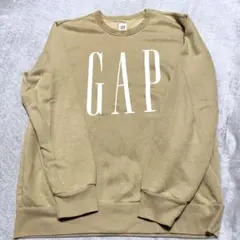GAP ベージュ ロゴ スウェット