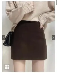 インパン付き台形スカート[ac1844]