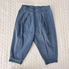 ユニクロ　タック入り　デニム　ジョガーパンツ　80cm