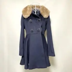 CECI McBEE ファー襟付きコート Mサイズ