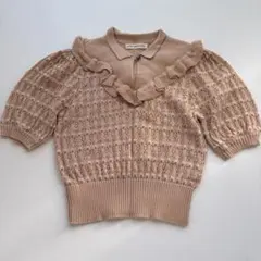 DOUBLE STANDARD CLOTHING スターパフスリーブニット DOUBLE STANDARD CLOTHING（ダブルスタンダードクロージング）の