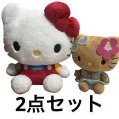 新品 ハローキティレトロカラードール 日焼けギャルＶｅｒ． ぬいぐるみセット