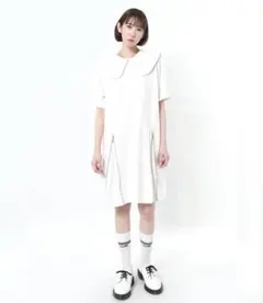 新品同様 MILK zip girlワンピース 襟付き 人気商品 完売 ミルクのサムネイル