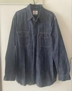 Levi's ダークデニム 長袖シャツ オーバーサイズ　ワークシャツ