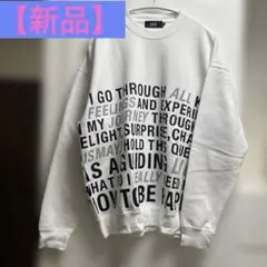 AZUL BY MOUSSY ロゴプリント スウェット ホワイト Mのサムネイル