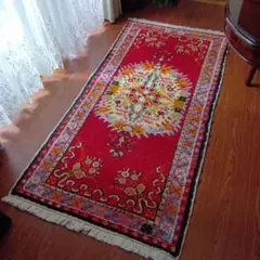 ギュネイ　Guney 189×96cm トルコ　手織り　ラグ　絨毯