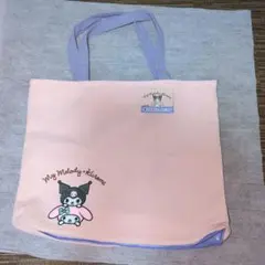 マイメロ　クロミ　コーデュロイ　底マチBIGトートバッグ