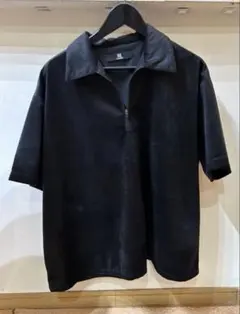 CAMBIO 24ss コーデュロイハーフジップ半袖シャツ カンビオのサムネイル