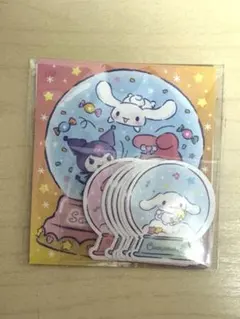 サンリオ ステッカーシールセット［シナモロール・クロミ・マイメロ］レア❗️