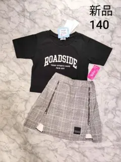 ラブトキシック　ピンクラテ　新品　コンパクト丈Tシャツとスカパン