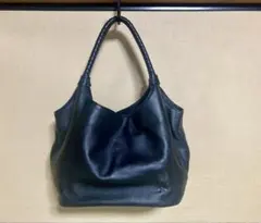 キタムラ トートバッグ 肩掛け レザー ブラック