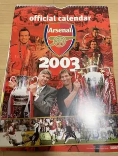 超希少！Arsenal 2003 Official Calendar
