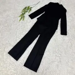 エミプルミエ ブラック ジャケット＆パンツセットアップスーツ フォーマル 36