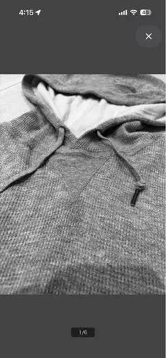 Polo Ralph Lauren グレー　プルオーバーパーカー M
