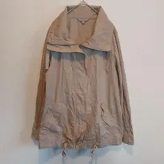 ​美品 rubbish ミリタリージャケット【M】 ベージュ コットン100%