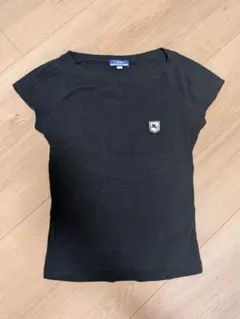 BURBERRY BLUE LABEL★Mサイズ 黒 ボートネックTシャツのサムネイル