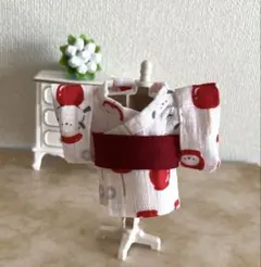 ミニチュアドール服　大人サイズ　浴衣6のサムネイル