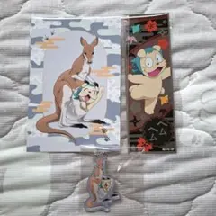 忍たま乱太郎　東武動物公園コラボ　ロングステッカーSP　ヘムヘムセット