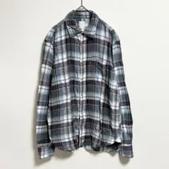 A594★GAP/ギャップ/シャツ/ブルー/長袖/コットン100％/Ｓ